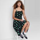 Women's Sleeveless Airy Woven Dress - Wild Fable Black Floral