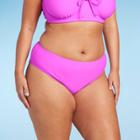 Women's Hipster Medium Coverage Bikini Bottom - Wild Fable Orchid Purple X