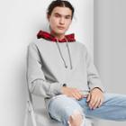 Adult Colorblock Regular Fit Hooded Sweatshirt - Original Use Gray