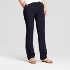 Women's Bootcut Bi-stretch Twill Pants - A New Day Federal Blue 0s,