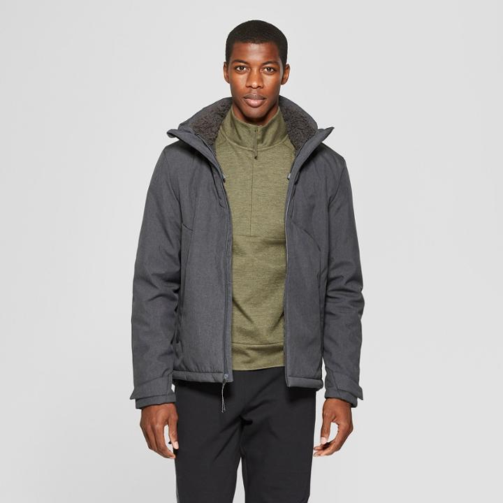 Men's Sherpa Hooded Softshell Jacket - C9 Champion Black