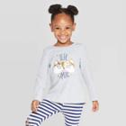 Toddler Girls' Long Sleeve 'seek Magic' T-shirt - Cat & Jack Heather Gray 12m, Toddler Girl's