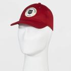 Men's Poly Twill Baseball With Embroidered Hat - Goodfellow & Co Red