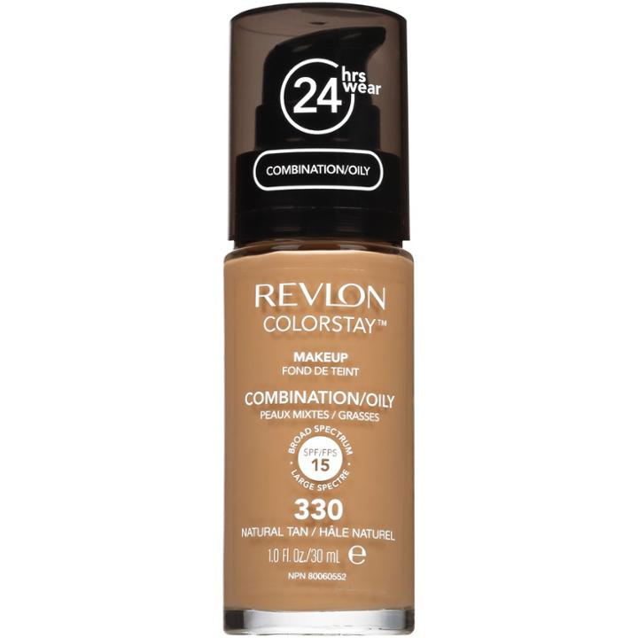 Revlon Colorstay Makeup For Combination/oily Skin With Spf 15 330 Natural Tan