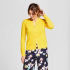 Women's Long Sleeve Any Day Cardigan - A New Day Yellow