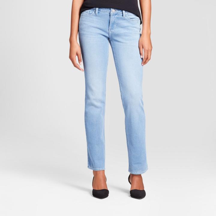 Women's Modern Fit Signature Straight Leg Jeans - Crafted By Lee Light Denim Wash