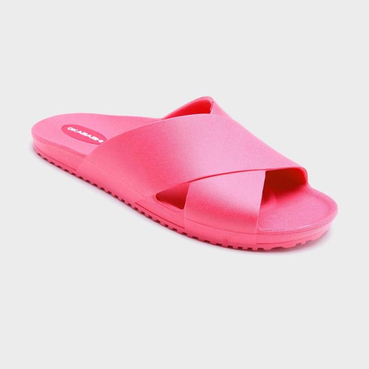 Women's Maddox Sustainable Crossband Slide Sandals - Okabashi Popsicle