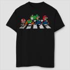 Target Boys' Super Mario Short Sleeve T-shirt - Black