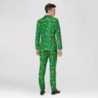 Suitmeister Men's Christmas Tree Suit Costume Green S -