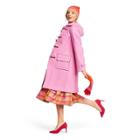 Women's Long Sleeve Hooded Duffel Coat - Isaac Mizrahi For Target Pink