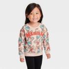 Toddler Girls' Disney Minnie Mouse Solid Pullover Sweatshirt - Beige