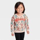 Toddler Girls' Disney Minnie Mouse Solid Pullover Sweatshirt - Beige