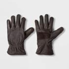 Men's Leather Glove - Goodfellow & Co Brown S/m, Men's, Size: