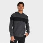 Men's Regular Fit Hooded Pullover Sweater - Goodfellow & Co Night Black