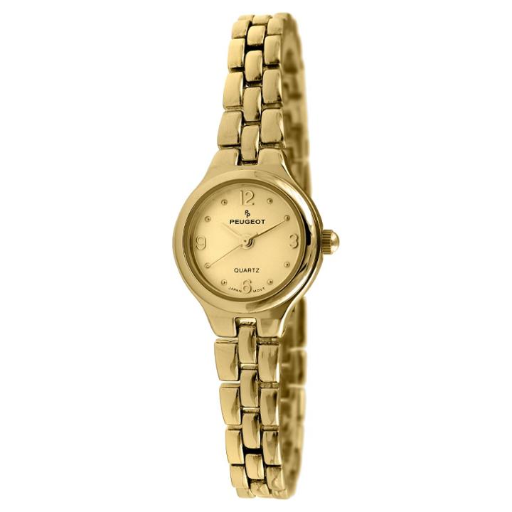 Peugeot Watches Peugeot Women's Small Petite Link Bracelet Watch - Gold