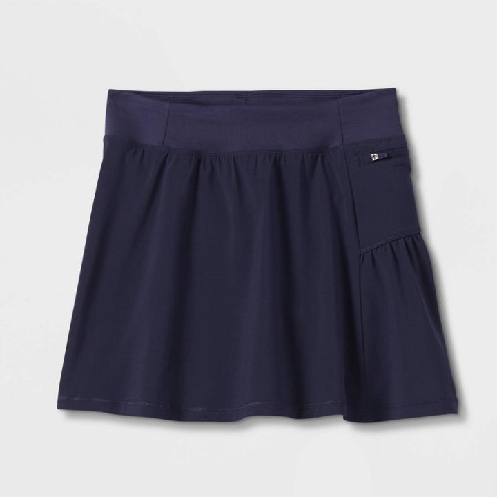 Girls' Woven Skorts - All In Motion Dark Blue