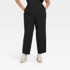 Women's Plus Size Straight Leg Chino Pants - A New Day Black