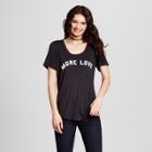 Fifth Sun Women's More Love Graphic T-shirt Black Xl - Fifth