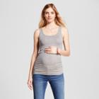 Target Maternity Scoop Neck Tank - Isabel Maternity By Ingrid & Isabel Gray