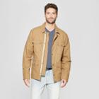 Men's Casual Fit Shirt Jacket - Goodfellow & Co Khaki