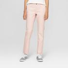 Women's Slim Chino Pants - A New Day Pink