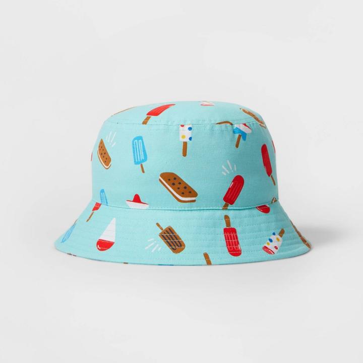 Kids' Bucket Hat Ice Cream - Sun Squad , Ivory/white