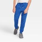 Boys' French Terry Jogger Pants - All In Motion Blue Heather Xs, Boy's, Blue Grey