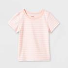 Toddler Kids' Adaptive Short Sleeve T-shirt - Cat & Jack Peach/cream