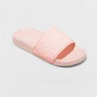 Girls' Shania Flip Sequin Slip-on Slide Sandals - Cat & Jack Pink