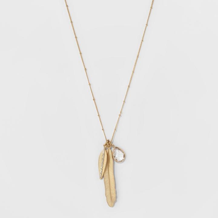 Cluster Long Necklace - A New Day Gold