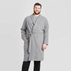 Men's Big & Tall French Terry Robe - Goodfellow & Co Gray