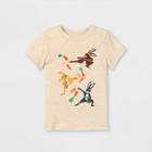 Toddler Boys' Karate Bunnies Graphic Short Sleeve T-shirt - Cat & Jack Cream