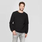 Men's Standard Fit Sherpa Sweatshirt - Goodfellow & Co Black M,