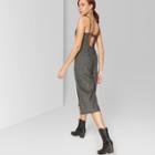 Women's Square Neck Knit Jumpsuit - Wild Fable Black