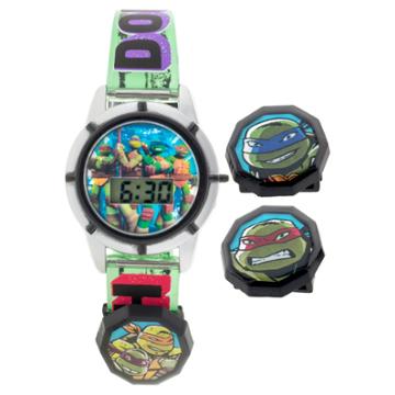 Kid's Teenage Mutant Ninja Turtles Interchangeable Slide-on Watch - Green/gray, Kids Unisex,