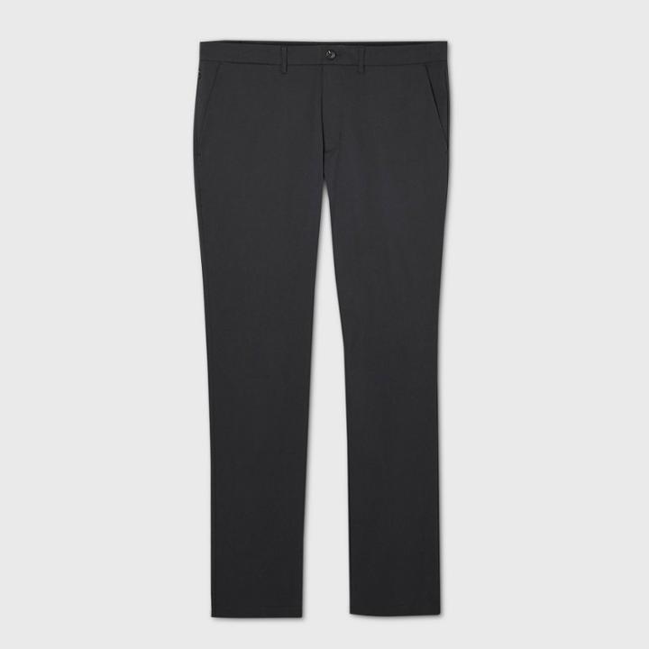 Men's Tall Athletic Fit Hennepin Tech Chino Pants - Goodfellow & Co Black