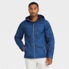 Men's Camo Print Softshell Sherpa Jacket - All In Motion Navy