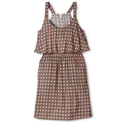 Xhilaration Junior's Latern Dress - Multicolor
