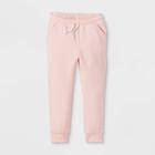 Toddler Kids' Fleece Jogger Pants - Cat & Jack Pink
