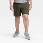 Men's Premium Lifestyle Shorts - All In Motion Olive Green S, Men's, Size: Small, Green Green
