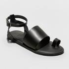Women's Kenya Wide Width Ankle Strap Sandals - Universal Thread Black 9.5w,