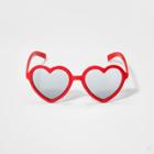 Toddler Girls' Heart Sunglasses - Cat & Jack Red, Pink