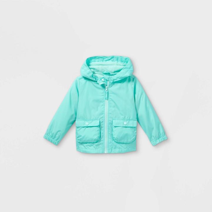 Toddler Girls' Windbreaker Jacket - Cat & Jack Green