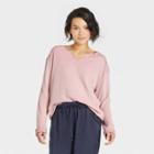 Women's Long Sleeve Thermal Lace Top - Knox Rose Pink