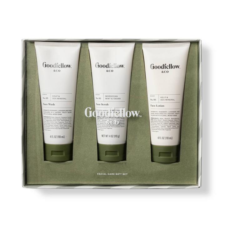 Skin Care Set - Face Wash, Face Scrub & Face Lotion - 11.8 Fl Oz/3ct - Goodfellow & Co