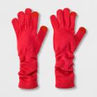 Women's Slouch Tech Touch Gloves - A New Day Red