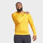 Men's Long Sleeve Fitted T-shirt - All In Motion Gold