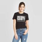 Women's Michael Scott Short Sleeve T-shirt - Ripple Junction (juniors') - Black