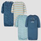 Gerber Baby Boys' 4pk Dino Nightgown - Blue