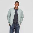 Men's Lightweight Crepe Bomber Jacket - Goodfellow & Co Green